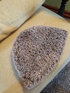 Plush Curved Faux Fur Winter Stocking Cap- Hand Made